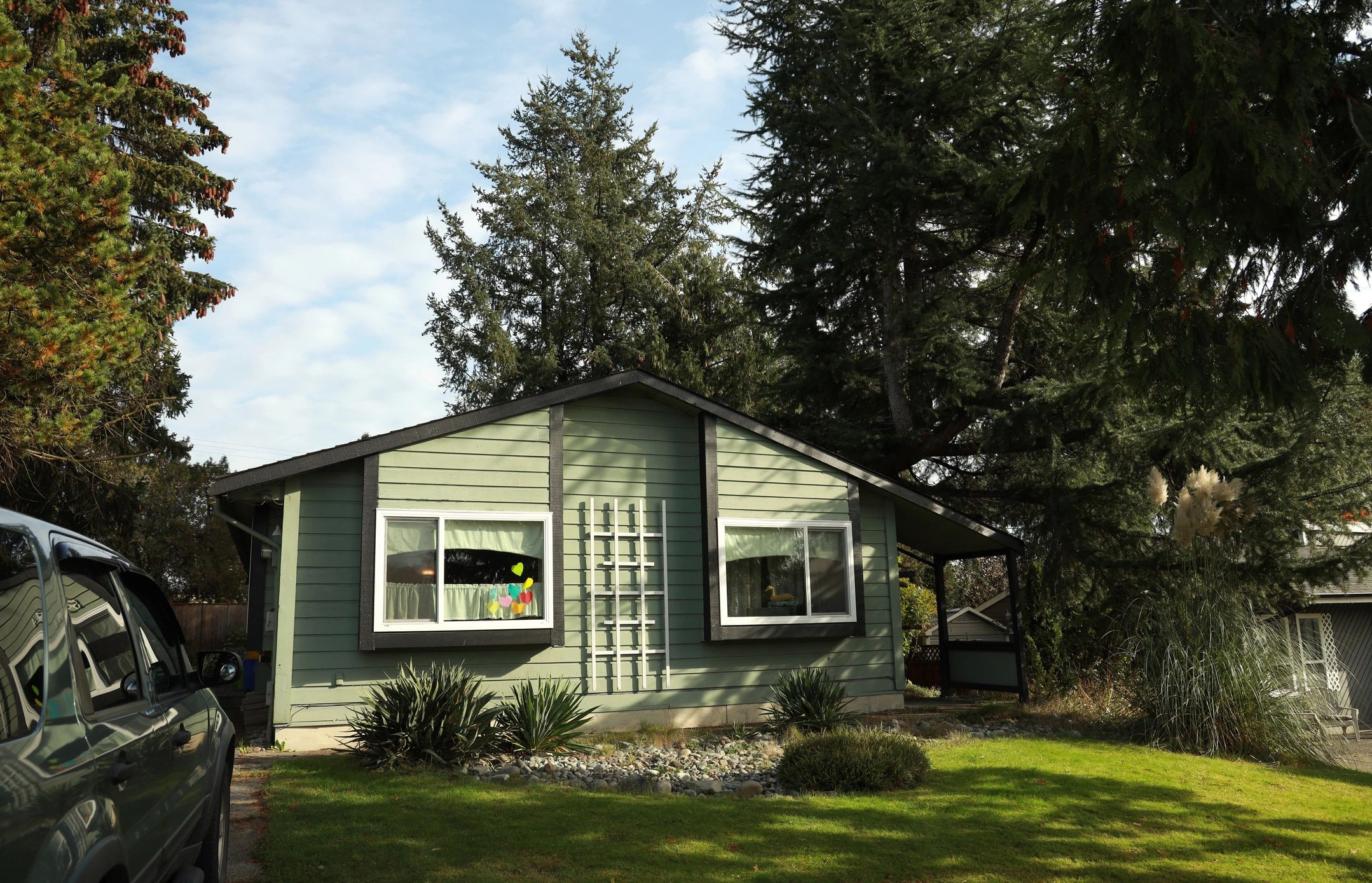 Modern home patio with awning-ready outdoor living space